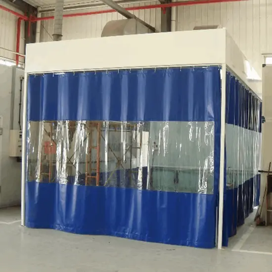 MOTORCYCLE-Retractable-Paint-Booth